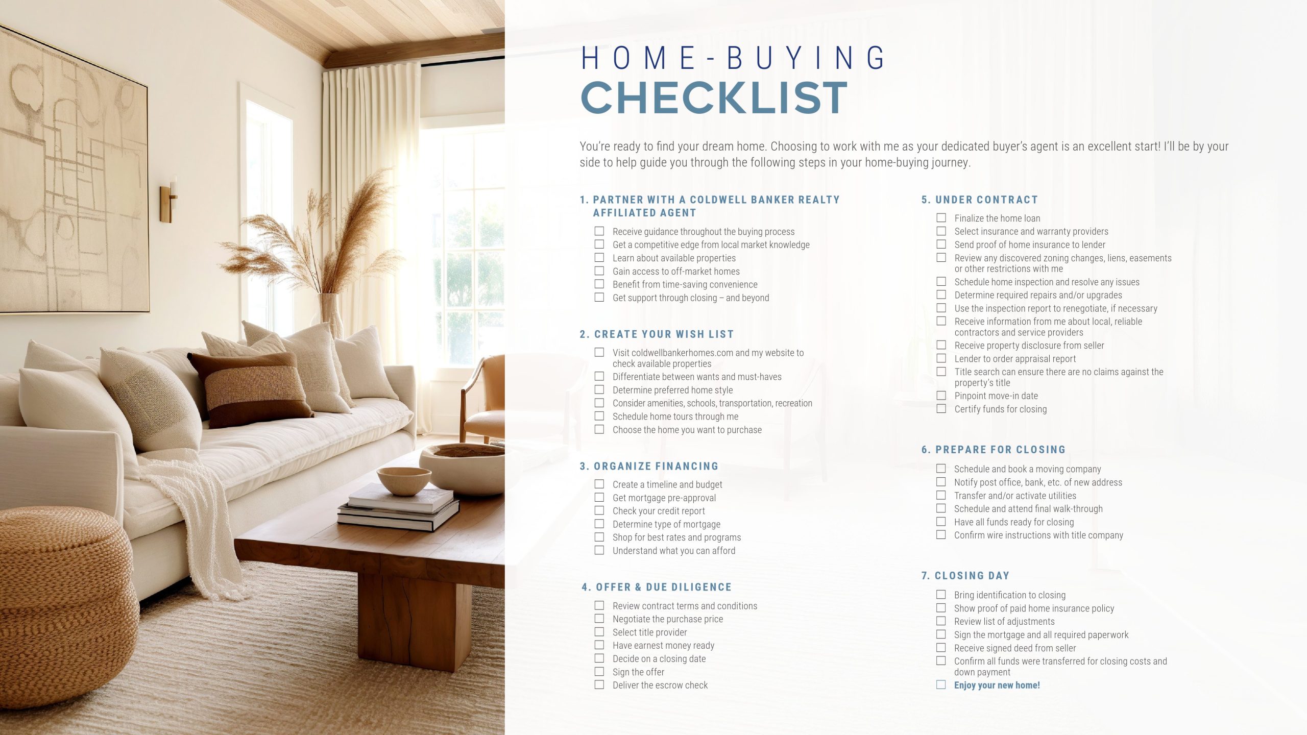 Home Buying Checklist